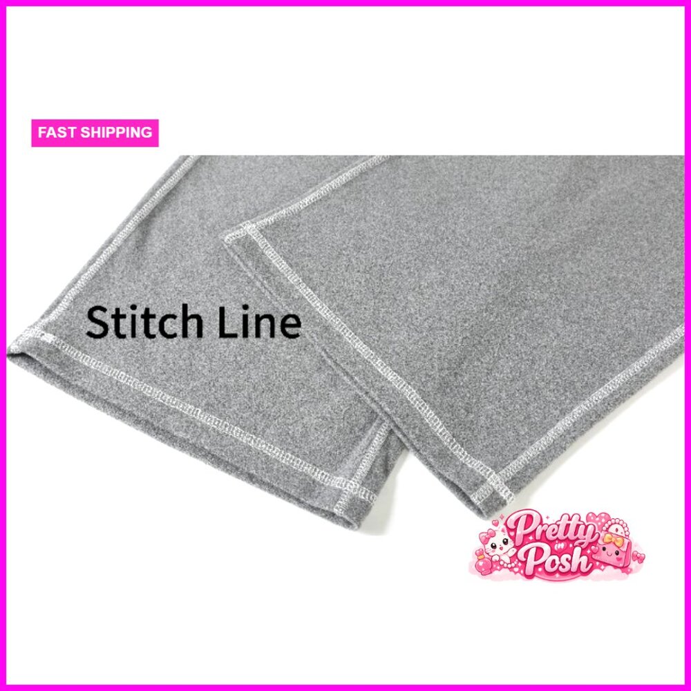 Soft Stretch Polyester Elastane Wide Leg Track Pa… - image 6